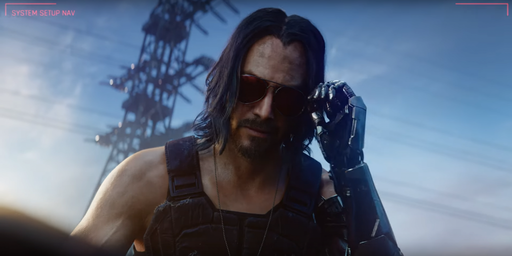 Keanu Reeves in Cyberpunk 2077 Trailer