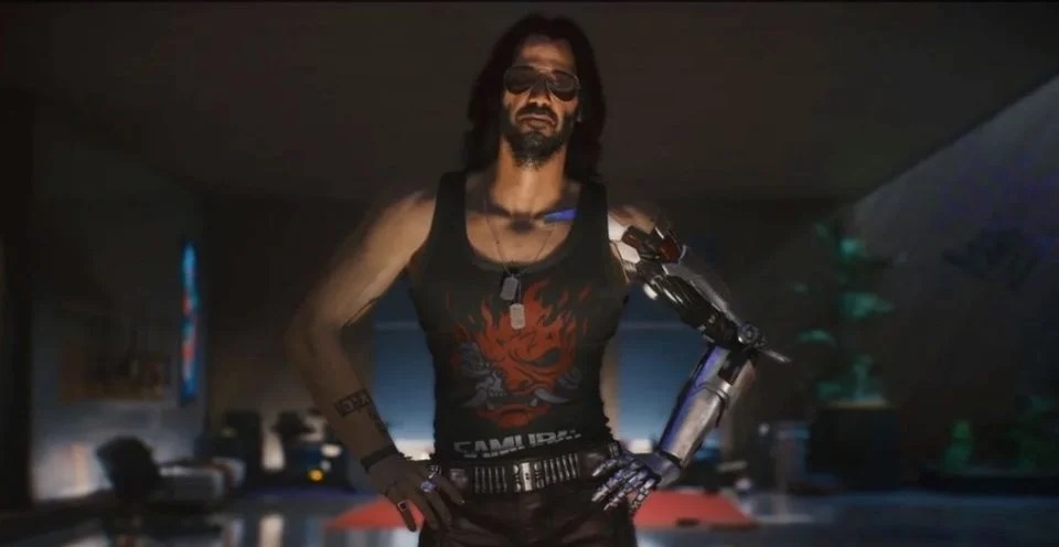 Keanu Reeves as Johnny Silverhand